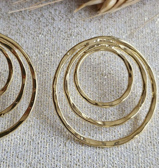 Earrings / Gold Plating On Brass Larnil Default Title Default Title-