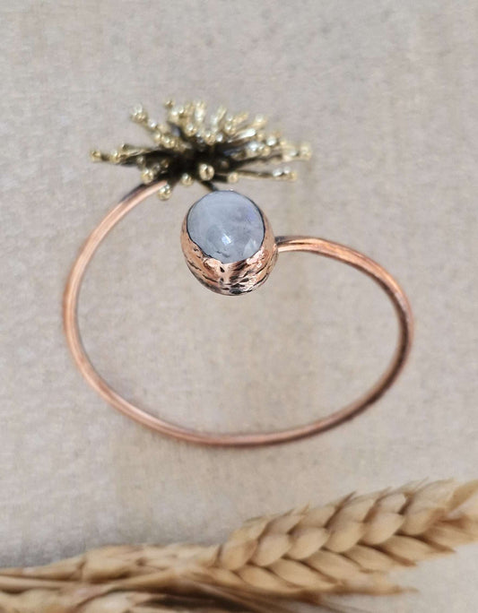 Bracelets / Adjustable Copper Bronze Moonstone Larnil Range adjustable / standard ( wrist size = 19 cm ) Range adjustable / standard ( wrist size = 19 cm )-