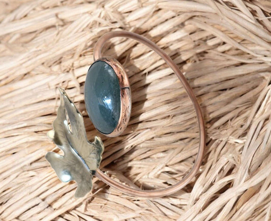 Bracelets / Adjustable Copper Brass Agate Larnil Range adjustable / standard ( wrist size = 19 cm ) Range adjustable / standard ( wrist size = 19 cm )-