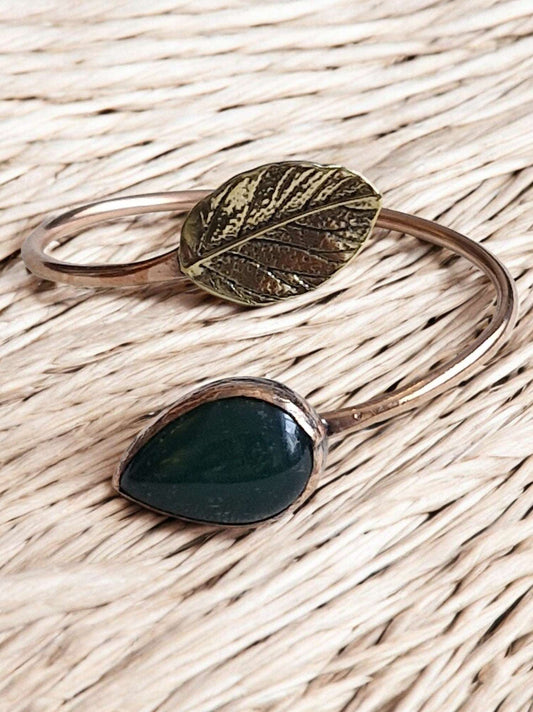 Bracelets / Adjustable Copper Brass Agate Larnil Range adjustable / standard ( wrist size = 19 cm ) Range adjustable / standard ( wrist size = 19 cm )-