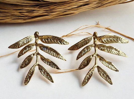 Earrings / Gold Plating On Brass Larnil Default Title Default Title-