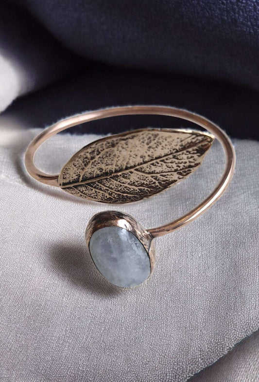 Bracelets / Adjustable Copper Bronze Moonstone Larnil Range adjustable / standard ( wrist size = 19 cm ) Range adjustable / standard ( wrist size = 19 cm )-