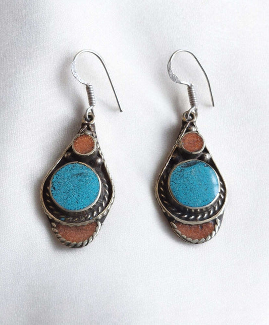 Earrings / Afghan Silver Larnil Default Title Default Title-