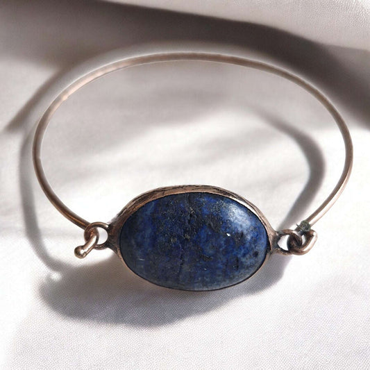Bracelets / Lapis Lazuli Copper Larnil Wrist Size (cm) = 19 cm Wrist Size (cm) = 19 cm-
