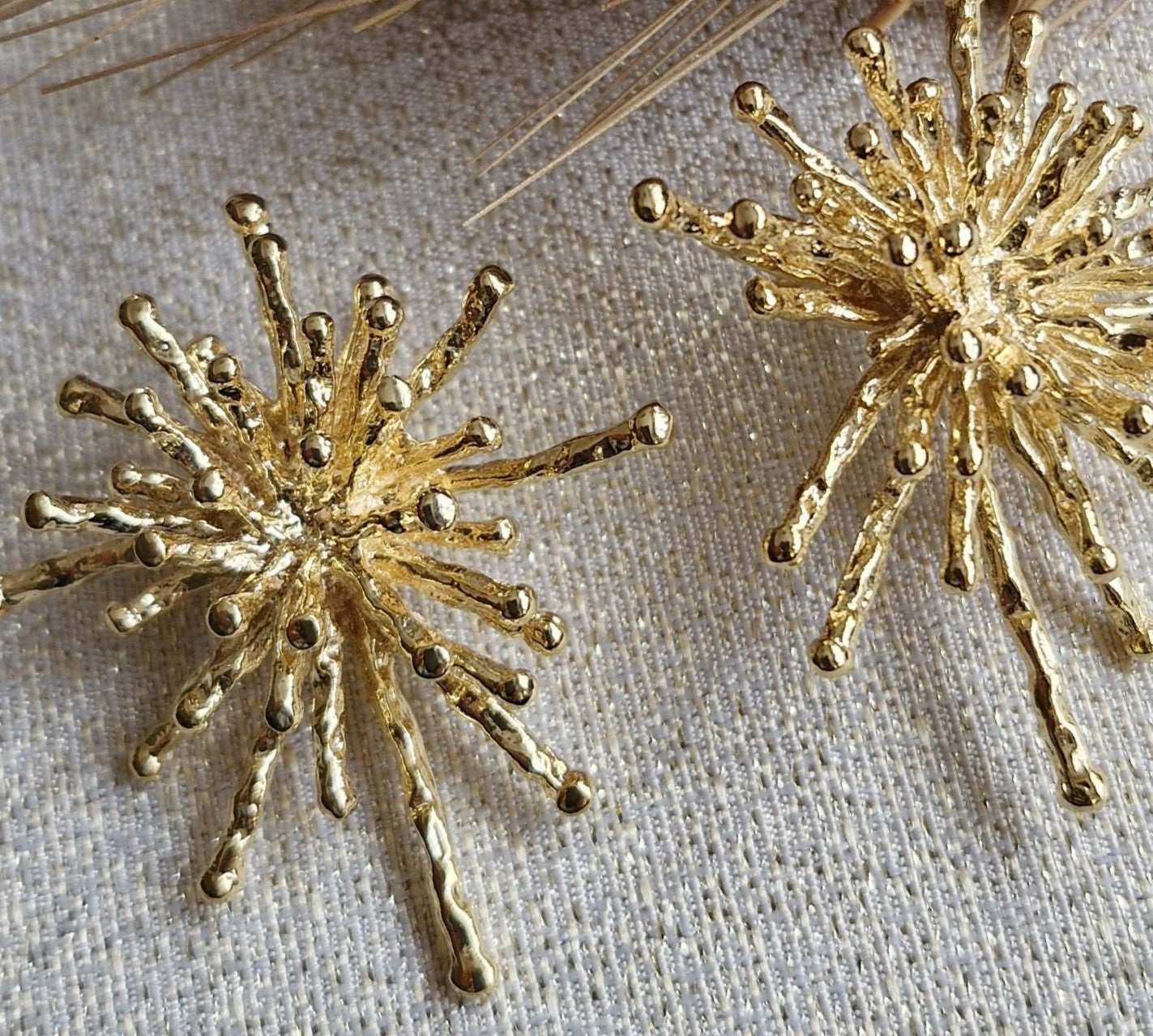 Earrings / Gold Plating On Brass Larnil Default Title Default Title-